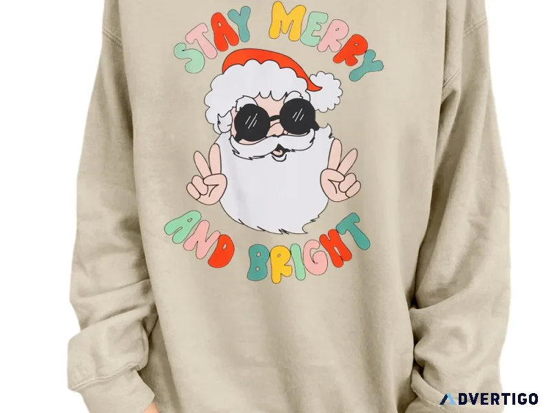 Women s Christmas Santa Sweatshirts