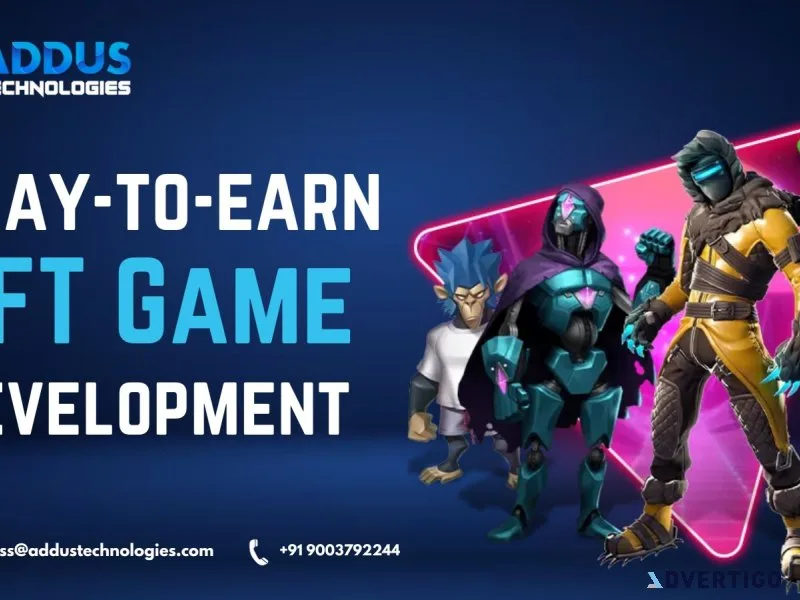 Play to earn game development company - addus technologies