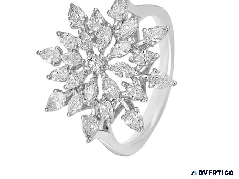 A touch of glamour: exploring gold diamond rings for women