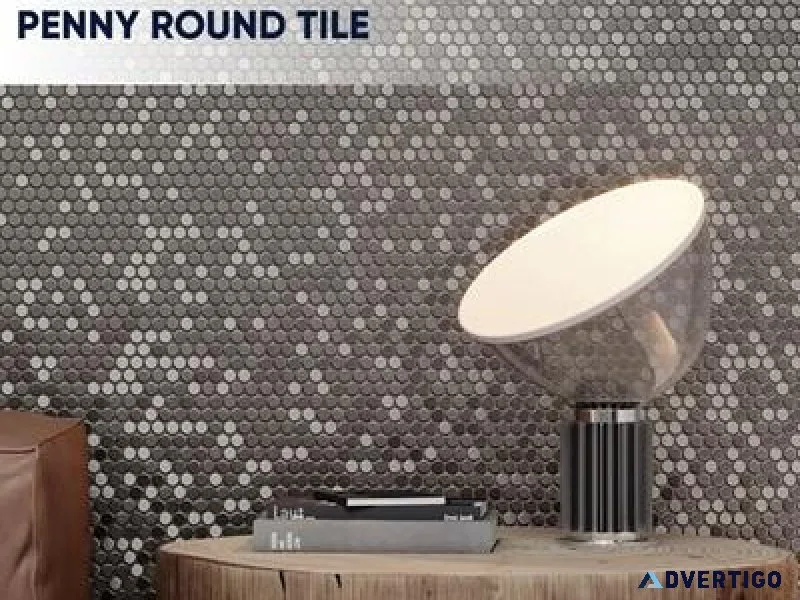 Penny Round Tile Timeless Elegance for Stylish Place
