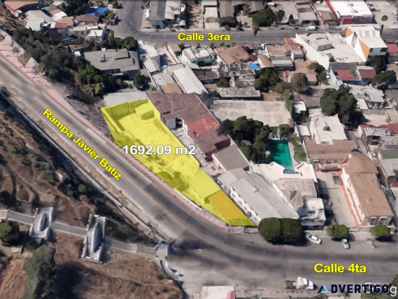 Terreno en Venta calle cuarta Tijuana