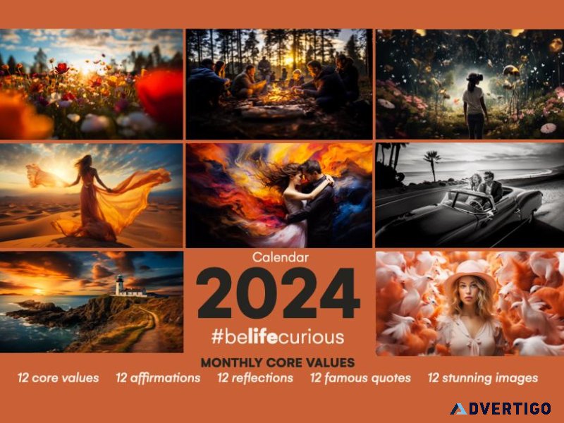 An Inspirational Calendar for 2024