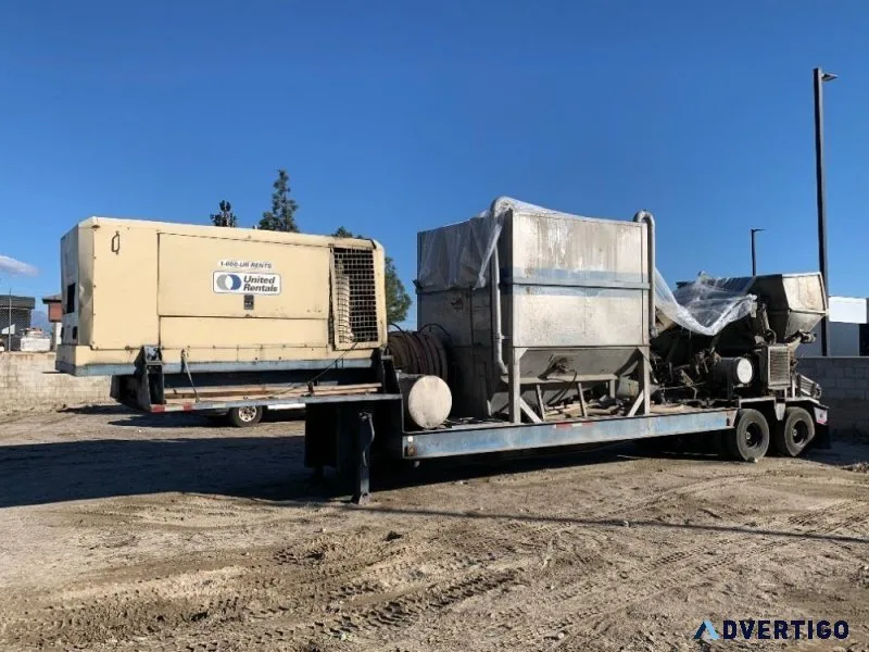 1984 FONTAINE GUNITE EQUIPMENT TRAILER 64604236