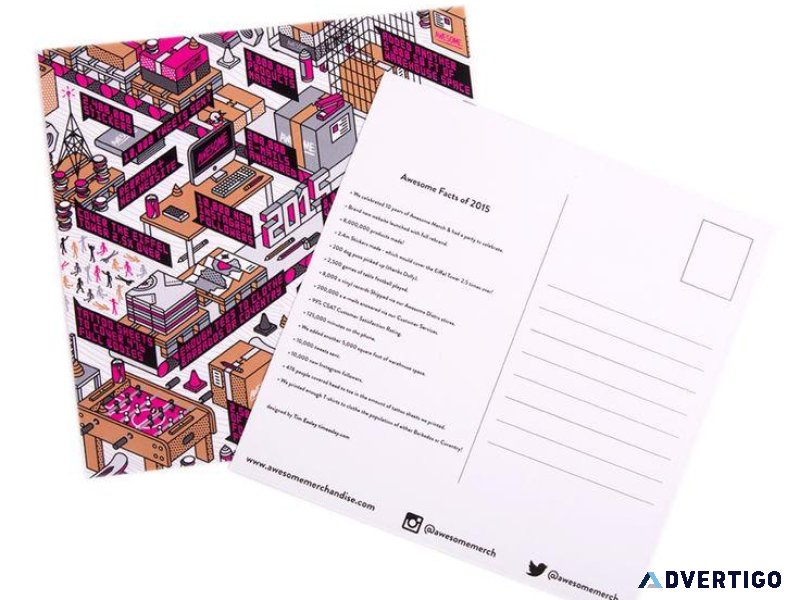 Post card printing near Calgary