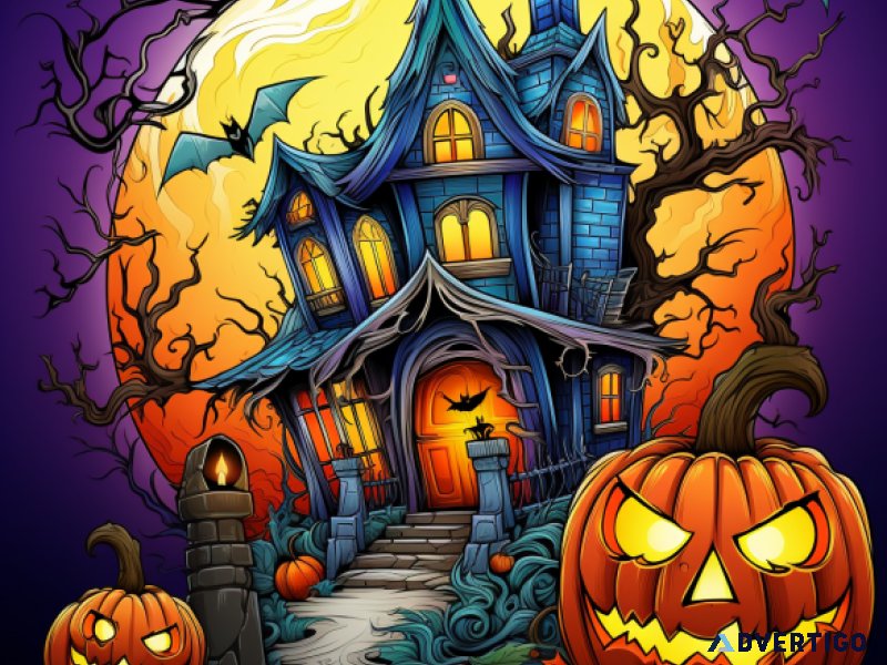 Halloween coloring book