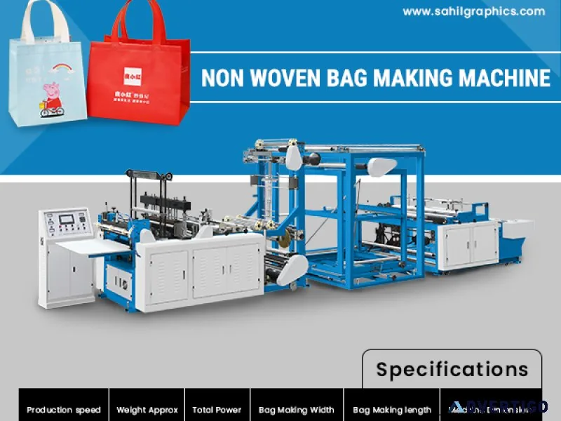Fully automatic non woven bag making machine sale