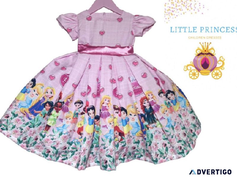 Children&rsquos Girls Dresses Princess Style