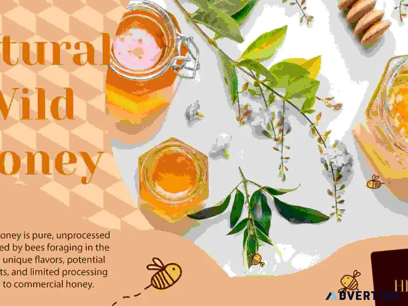 Natural wild honey