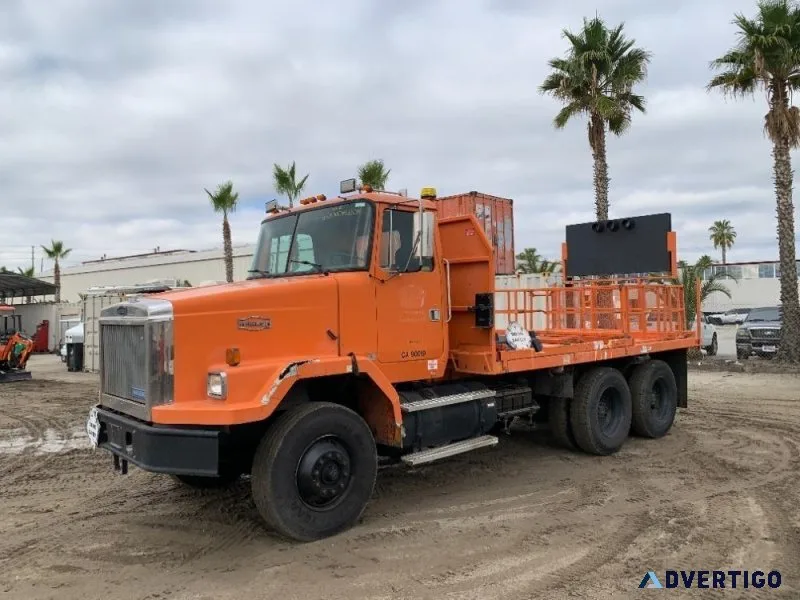 1992 WHITE GMC SERIES 60 FLATBED TRUCK 91451236