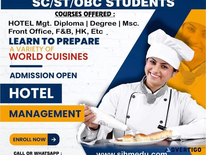 Hotel management Job
