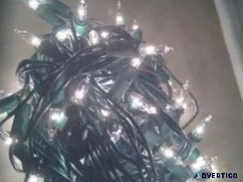 Used xmas lights