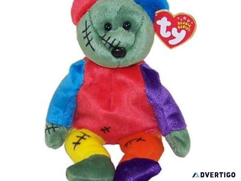 Ty Beanie Babies Frankenteddy the monster bear MWMT