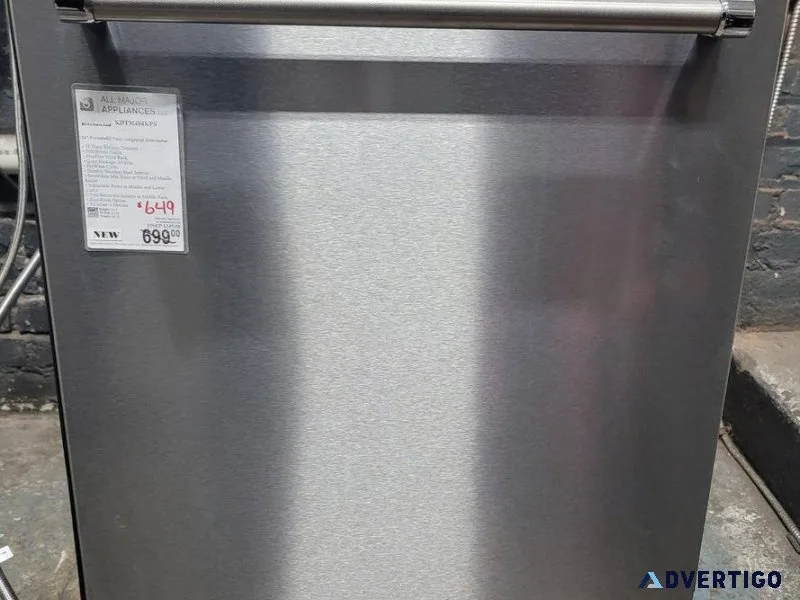 KITCHENAID 24&rdquo DISHWASHER DISPLAY MODEL KDTM404KPS
