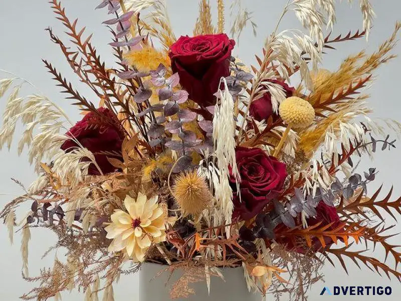 Preserved and Dried Floral Arrangements in Vancouver