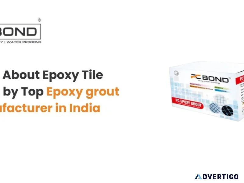 Epoxy Grout Manufacturer in India