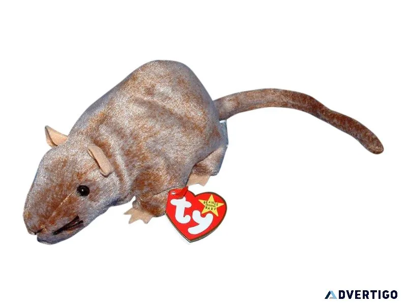 Ty Beanie Babies Tiptoe the mouse MWMT