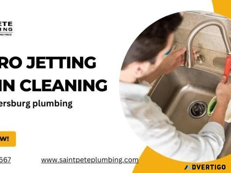 Hydro jetting drain cleaning near me  Saint Petersburg plumbing