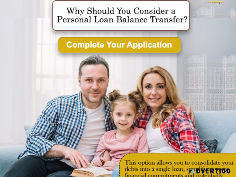 Apply for personal loan balance transfer in noida