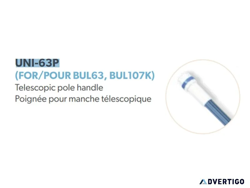 Telescopic pole handle (UNI-63P)