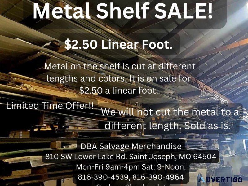 Metal Roofing and siding.