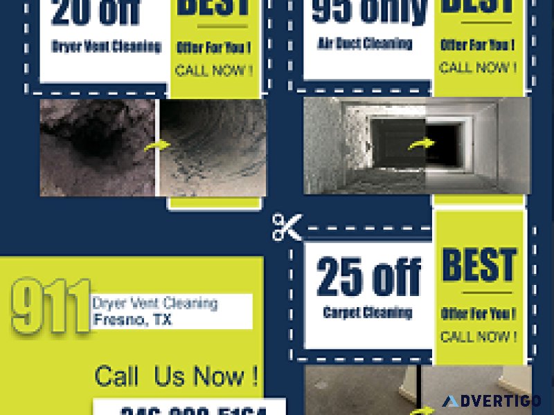 911 Dryer Vent Cleaning Fresno TX