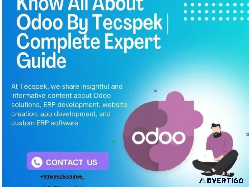 Know all about odoo by tecspek | complete expert guide