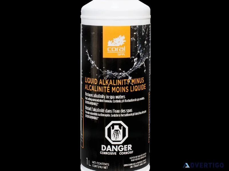 Coral Spa Liquid Alkalinity Minus 1L