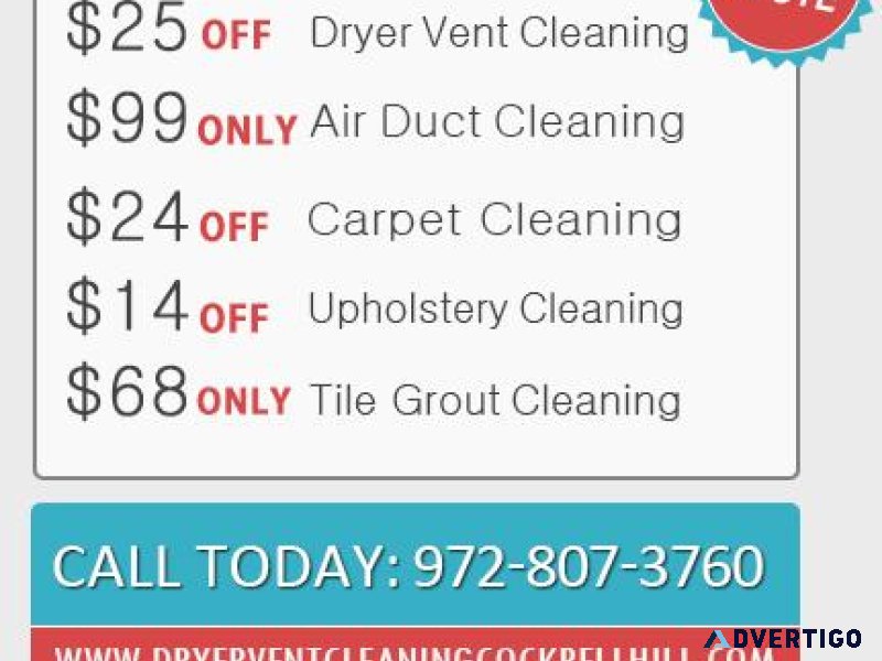 Dryer Vent Cleaning Cockrell hill TX