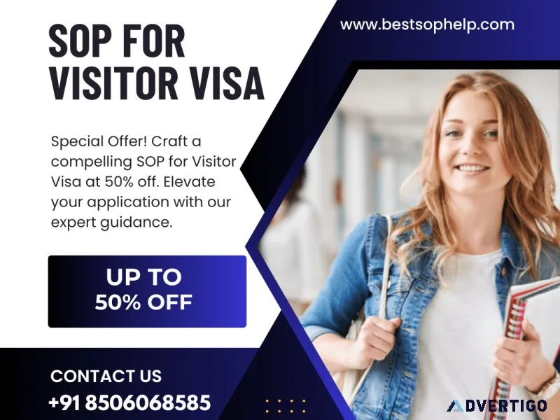 Unlock your journey: sop for visitor visa - exclusive 50% off