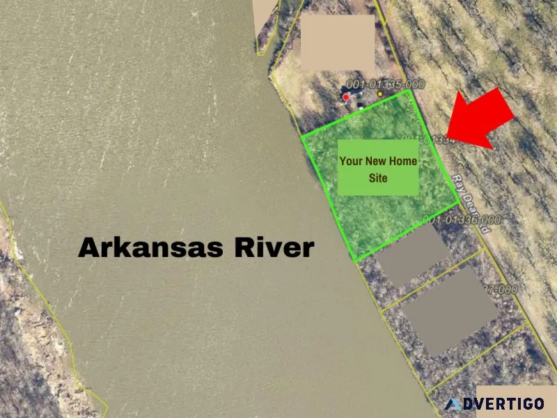 WATERFRONT Property in ARKANSAS 8 ACRES