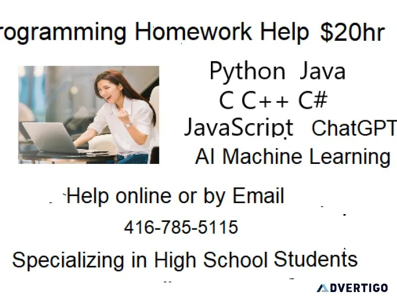 Computer Science Tutor and Programming Lessons