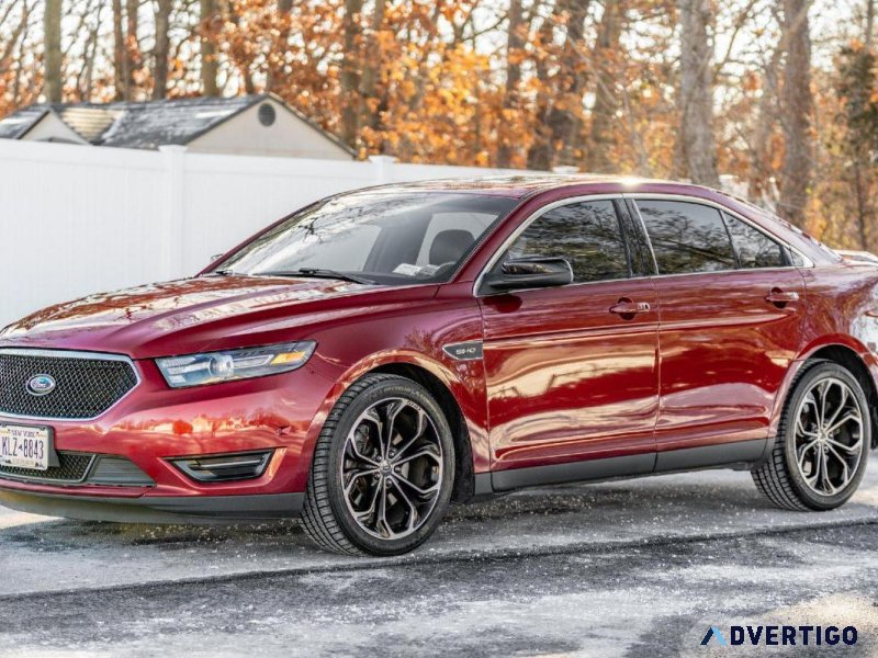 Red 2013 Ford Taurus SHO Performance Package AWD
