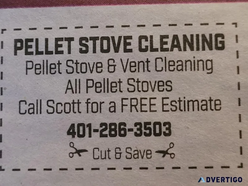 Pellet stove cleaning and repairs