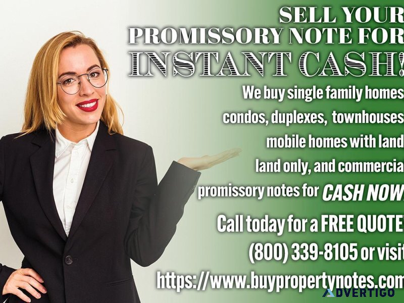 Need Cash Now For Your Promissory Note