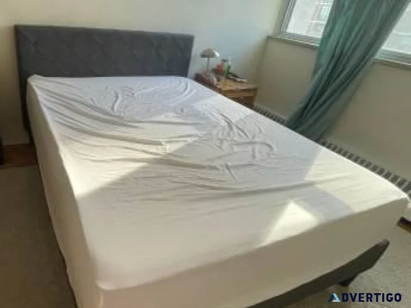 Zinus Queen bed frame gently usedChicago -150