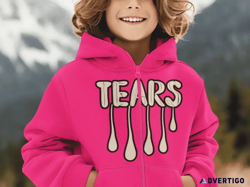Tears - express emotion quotes t-shirt design