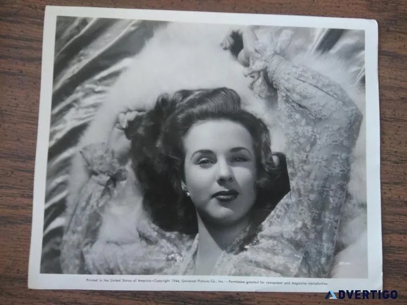 Deanna Durbin Publicity Photo Autographed