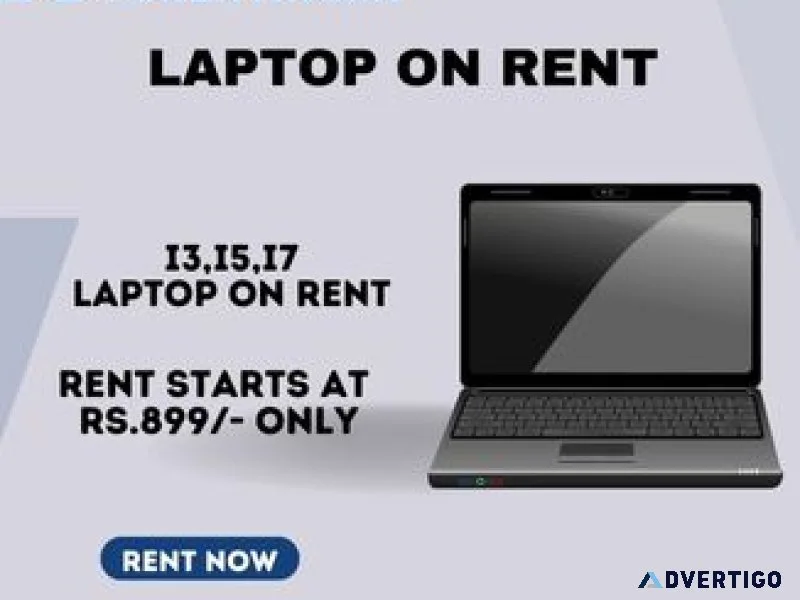 Rent a i3, i5, i7 laptop in mumbai starts at rs899/- only