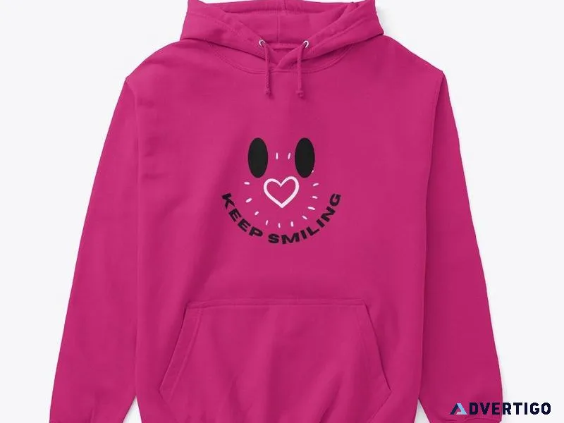 keep smiling SWEAT SHIRT