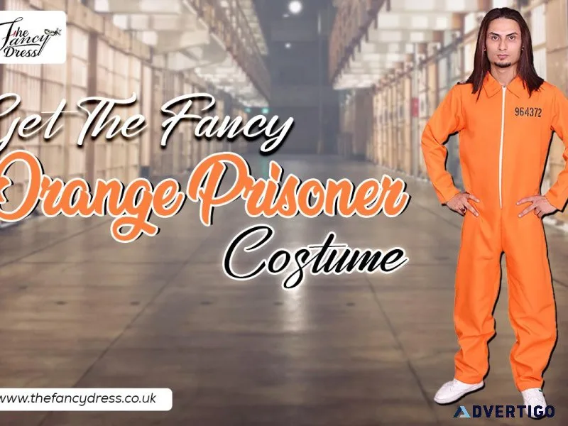 Get The Fancy Orange Prisoner Costume