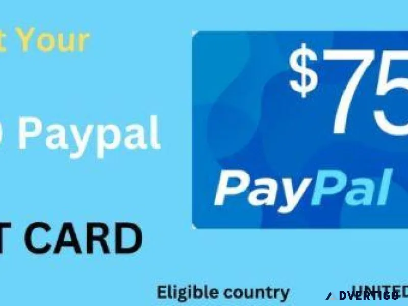 Get PayPal 750 Giftcard