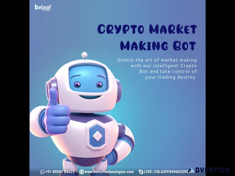 Crypto market making bot development company