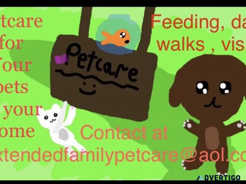 Petcare available in your home