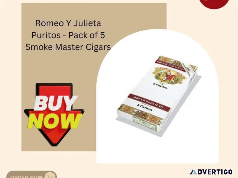 Romeo Y Julieta Puritos - Pack of 5  Smoke Master Cigars