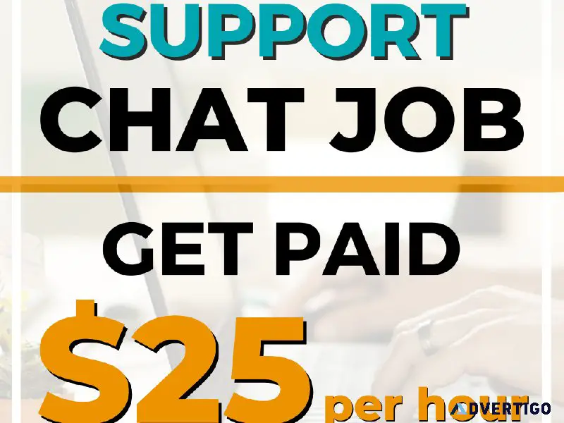 Customer Support Chat Job 55hr
