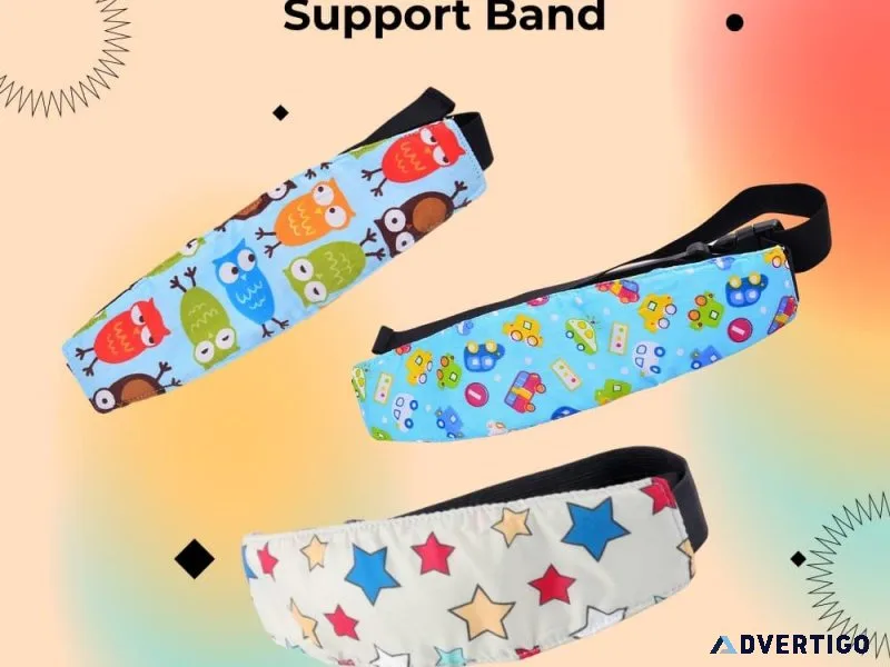 Baby Car Seat Head Support Band