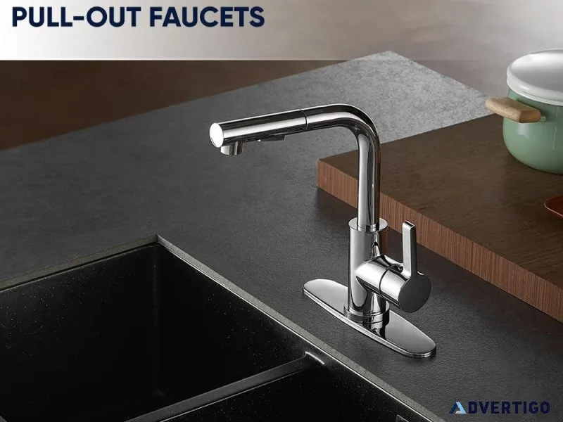 Explore the Efficiency of Pull-Out Kitchen Faucets