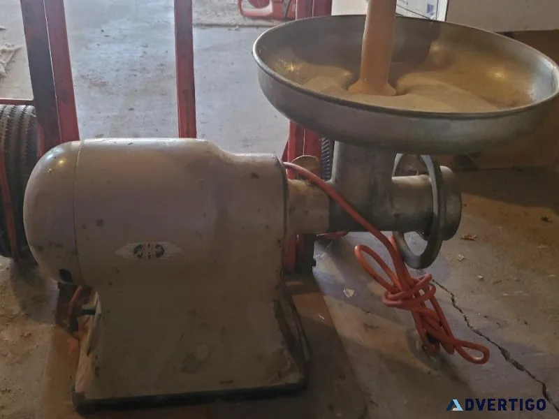 Hobart electric meat grinder