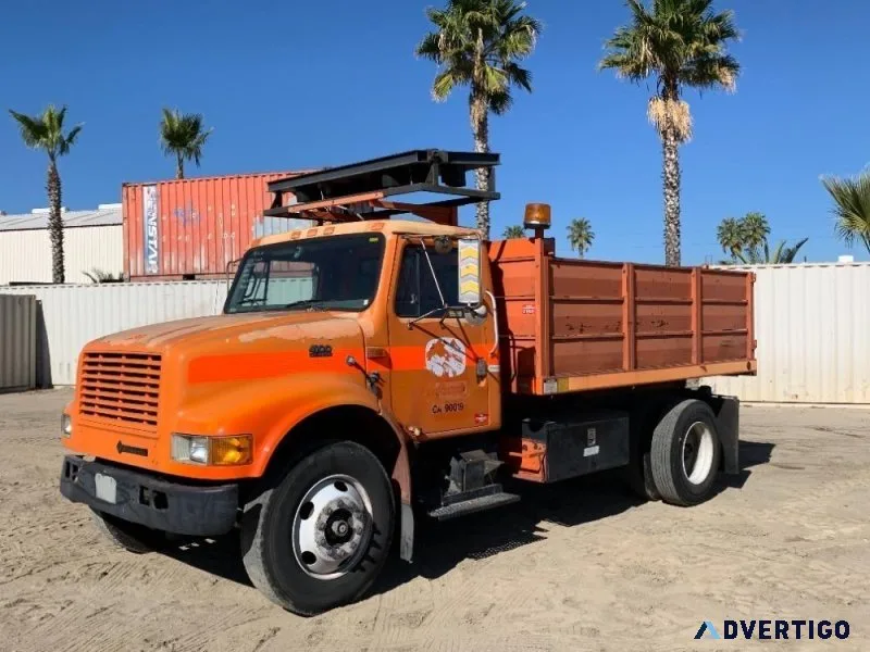 2000 INTERNATIONAL 4900 FLATBED DUMP TRUCK 91476236