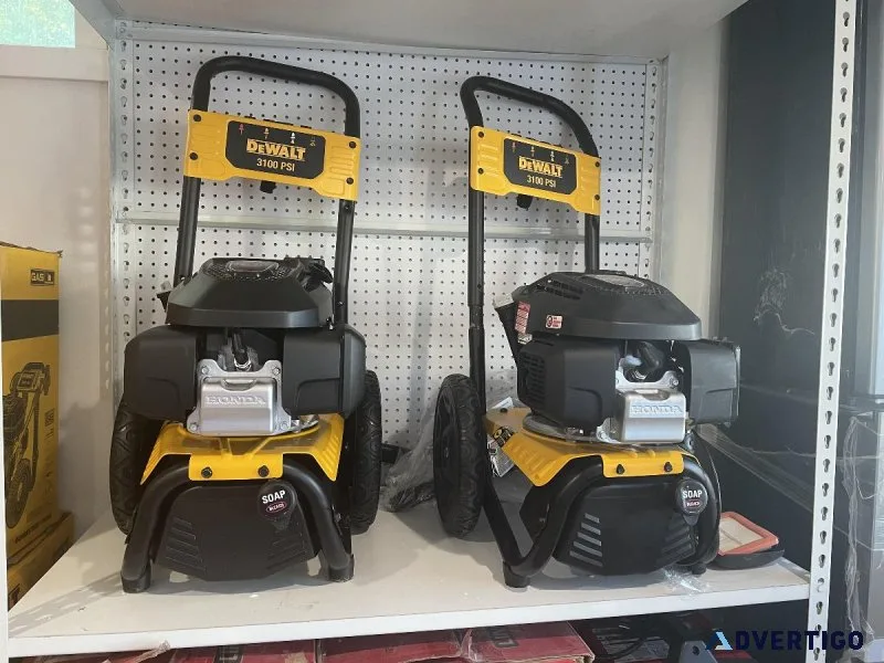 Power Washers Lawn Mowers Generators Compressors and more..